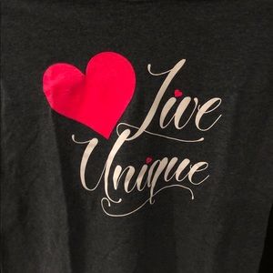 Live Unique Long sleeve with Red heart!